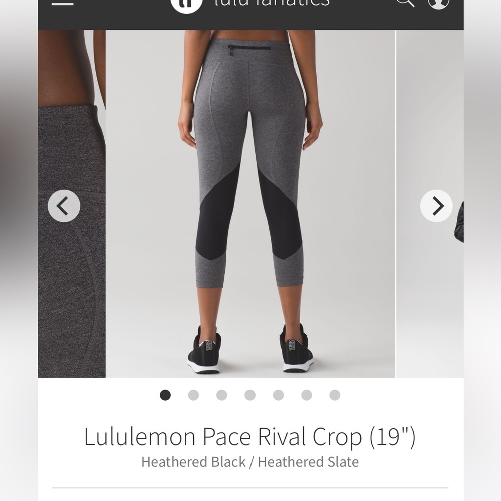 156. Lululemon pace rival crop.